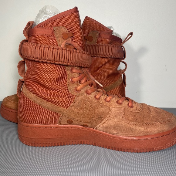 Nike SF Air Force 1 High DUSTY PEACH 864024-204 men’s size 8.5 - Picture 3 of 6
